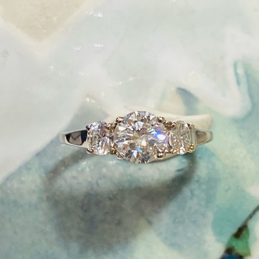 SOLD!!! Diamonds 1.10 CTW Ring in 14K White Gold